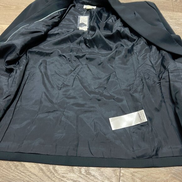 Maeve Roll-Sleeve Blazer-Black-NWT Size 6 - Picture 12 of 13